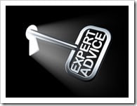 Law concept: Expert Advice on key