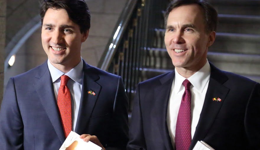 Justin Trudeau and Bill mornea