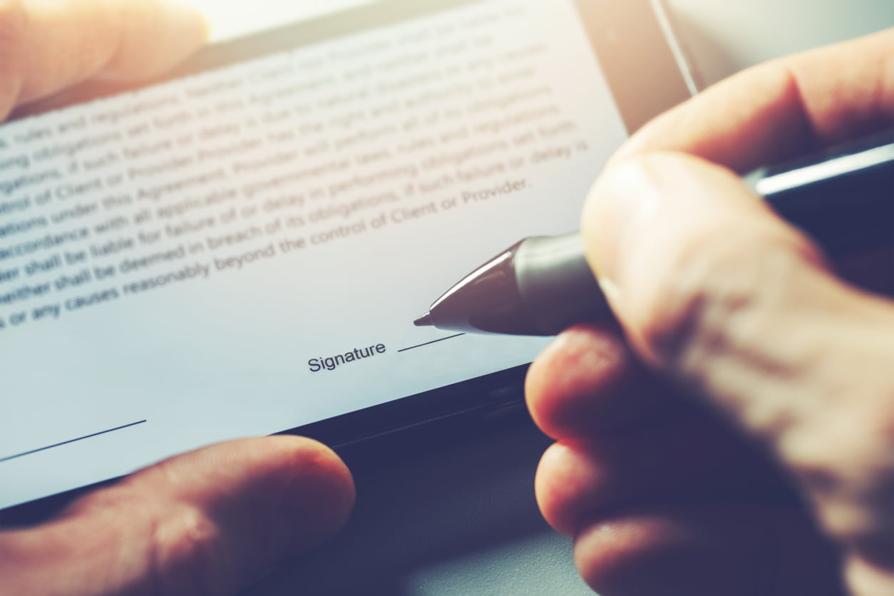 electronic signatures for mortgage closings