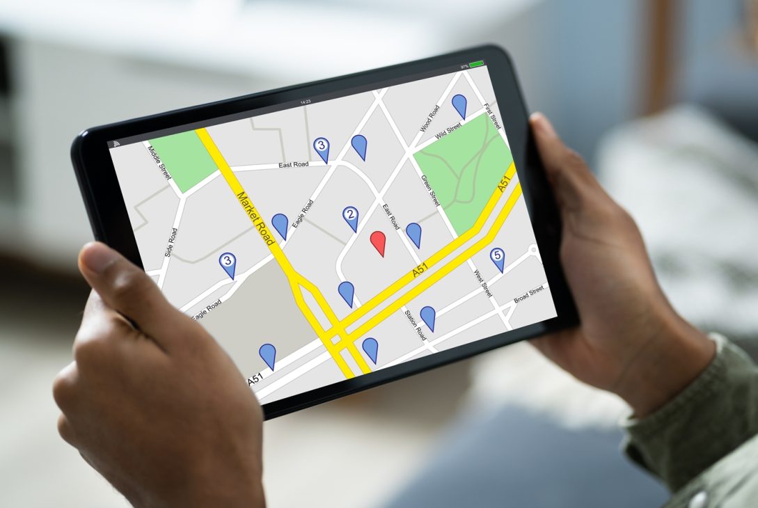 Finding homes on a map