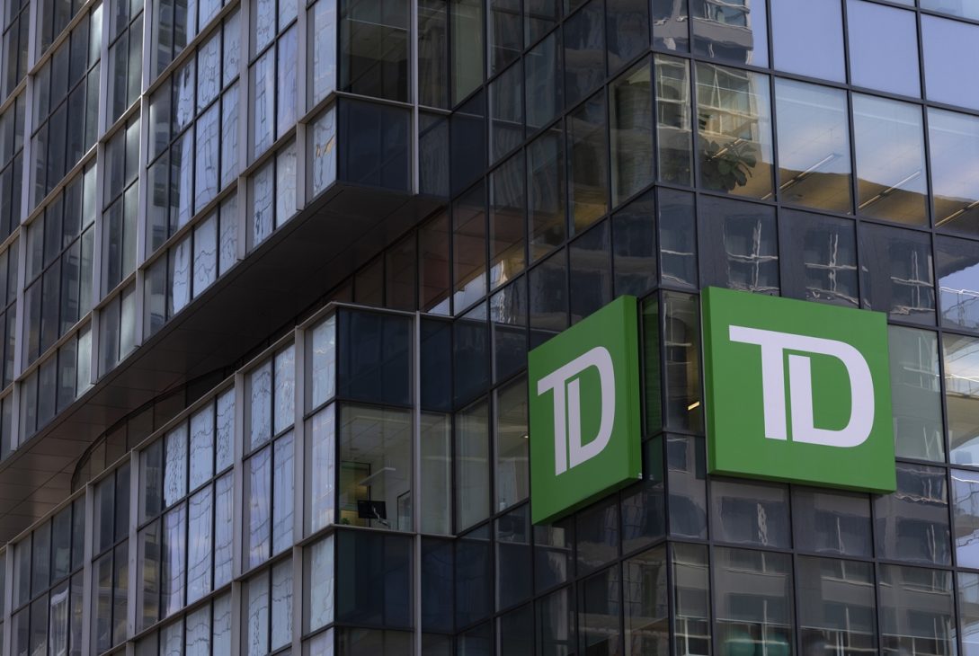 TD bank reports quarterly earnings