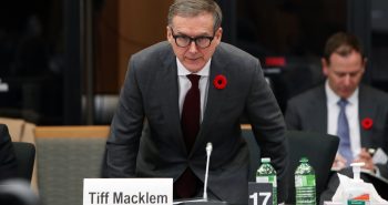 Bank of Canada Governor Tiff Macklem before Senate committee