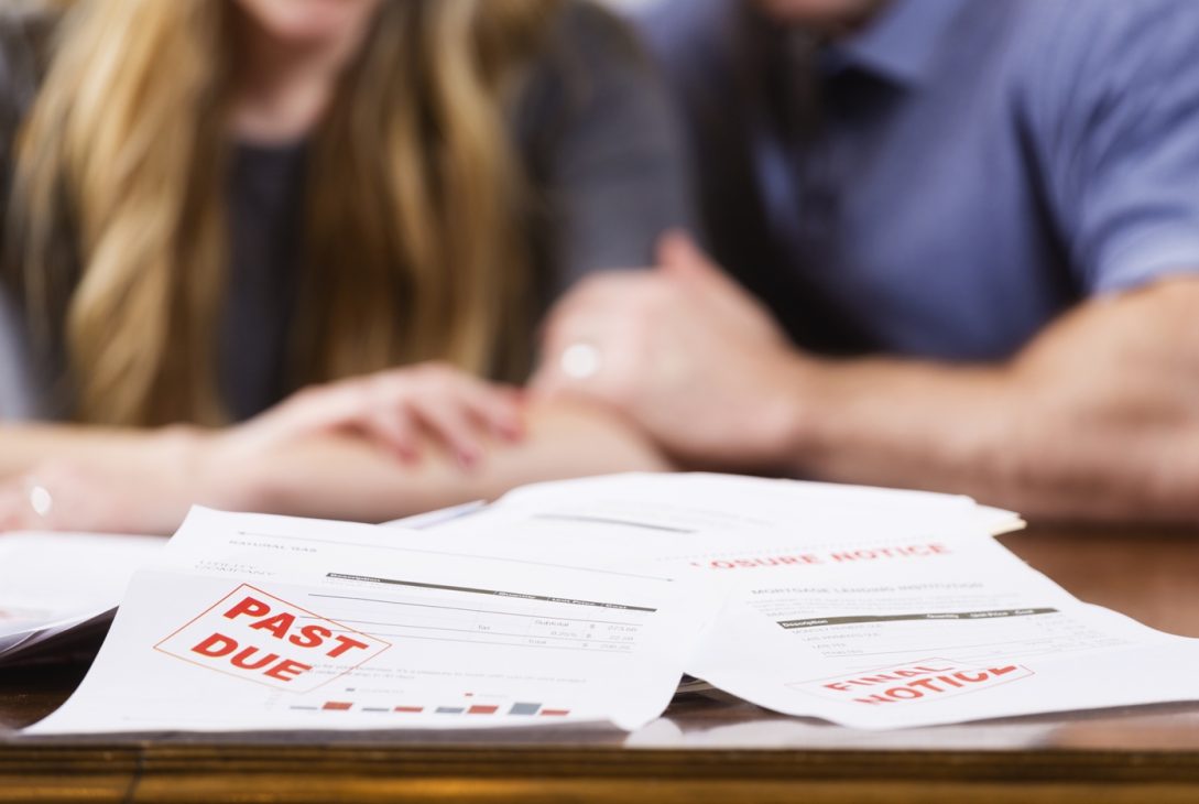 Mortgage delinquencies for large balances