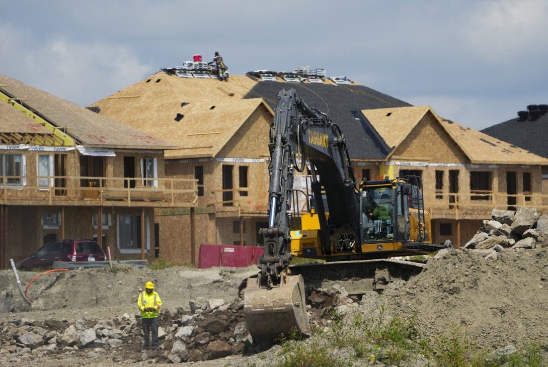 New homes are constructed in Ottawa on Monday, Aug. 14, 2023. THE CANADIAN PRESS/Sean Kilpatrick