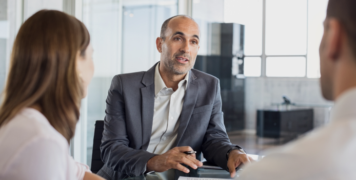 Broker advising clients