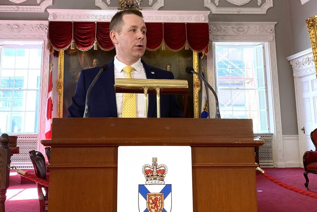 Minister of Services Nova Scotia Colton LeBlanc