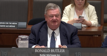 Ron Butler Finance Committee appearance