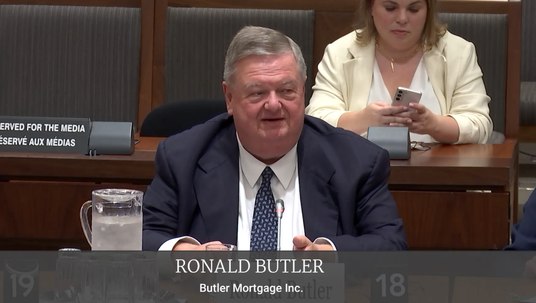 Ron Butler Finance Committee appearance