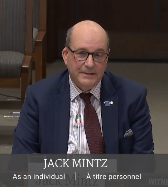 L'économiste Jack Mintz, Ph. D.