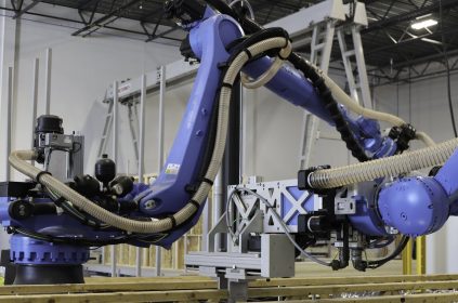 AI-driven robots arms