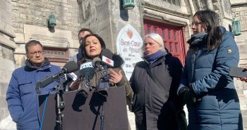 La porte-parole de Québec solidaire, Ruba Ghazal