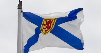 Nova Scotia's provincial flag
