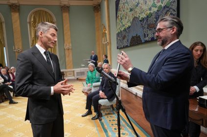 Gregor Robertson, minister of housing and infrastructure and minister