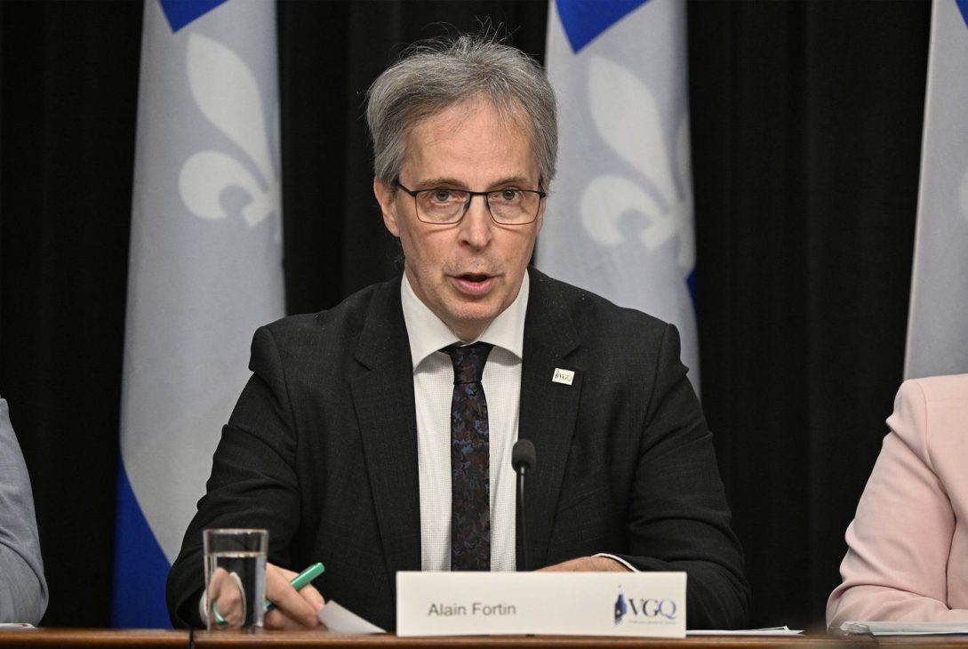 Le vérificateur général du Québec par intérim, Alain Fortin