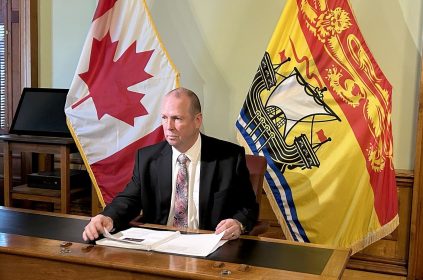 New Brunswick auditor general Paul Martin is seen in Fredericton on Thursday, Sept. 7, 2023. THE CANADIAN PRESS/Hina Alam